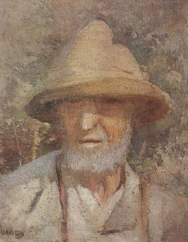 David Davies Head of a Man oil painting image